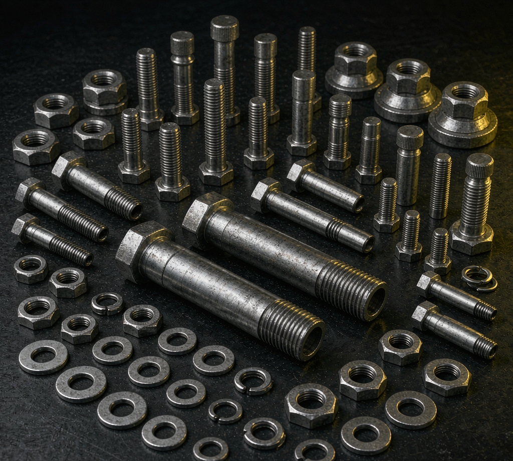 Hardware and fasteners - bolts, nuts, washers
