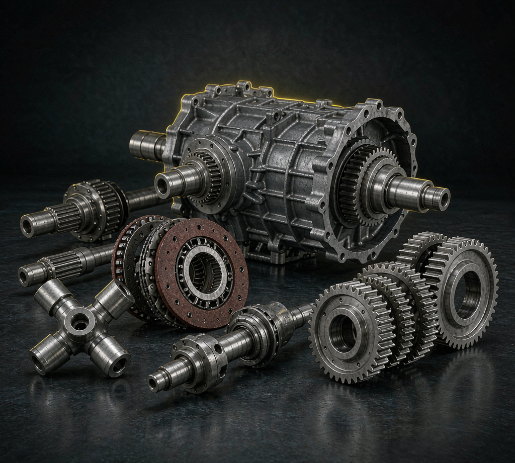 Transmission and powertrain parts